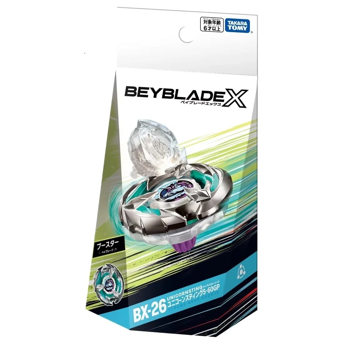 爆旋陀螺 Takara Tomy Beyblade X BX-26 Booster Unicorn Sting 5-60GP