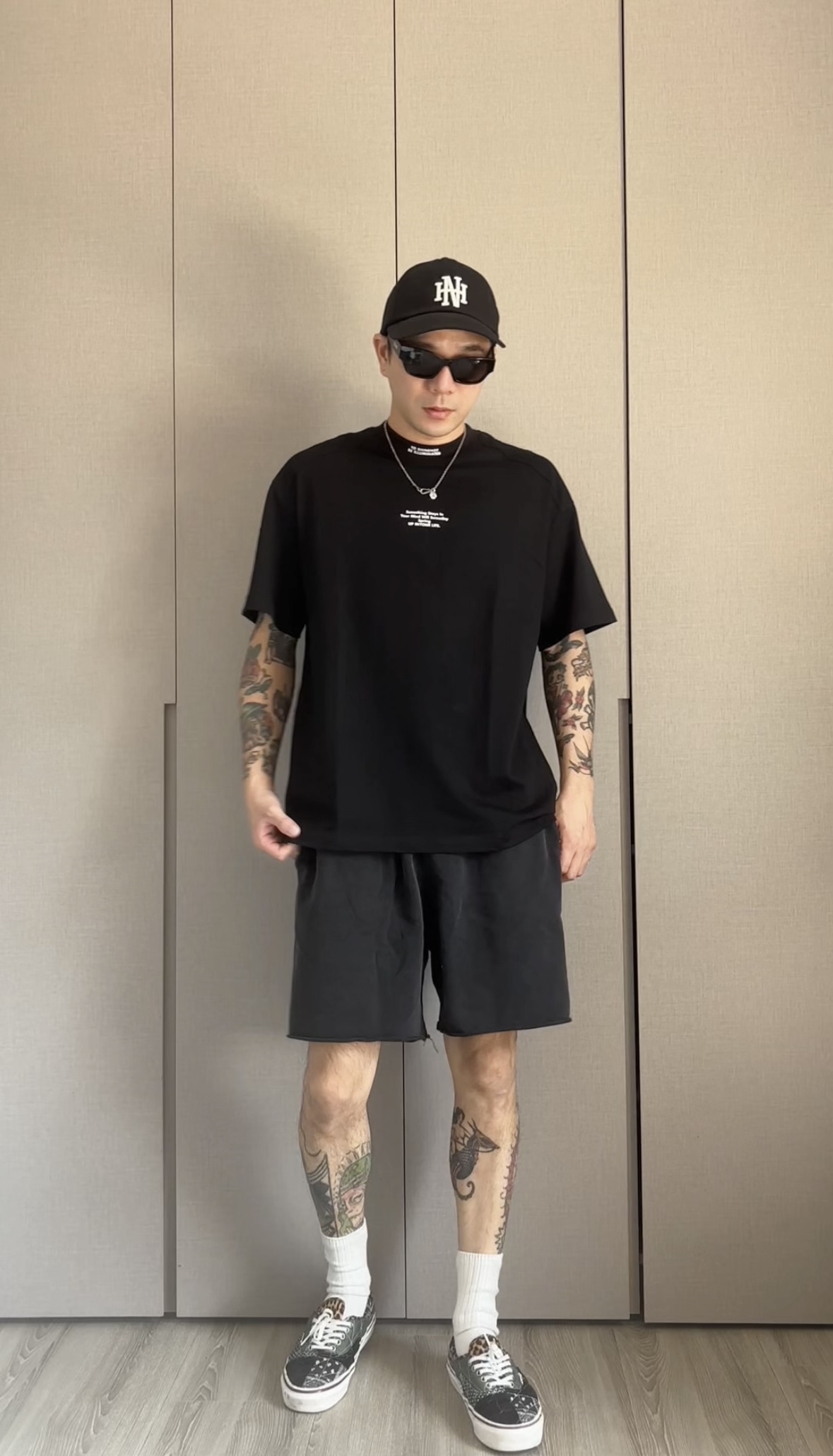 水洗棉短褲