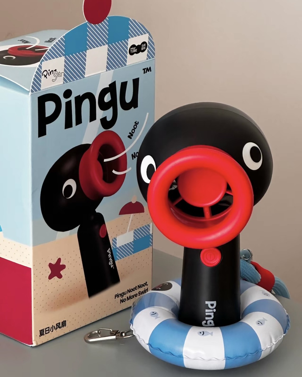 <有夠可愛>PINGU 企鵝家族 手持電風扇