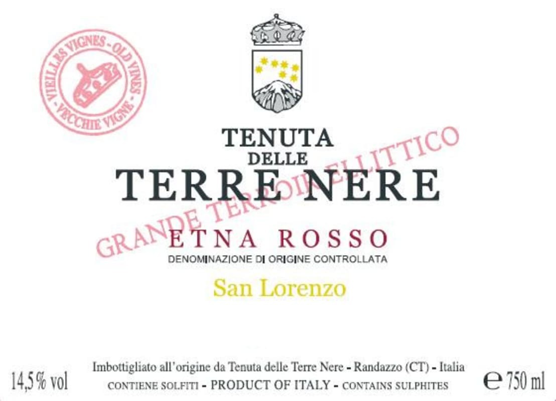 Tenuta delle Terre Nere San Lorenzo Etna Rosso 2023 (JS98)