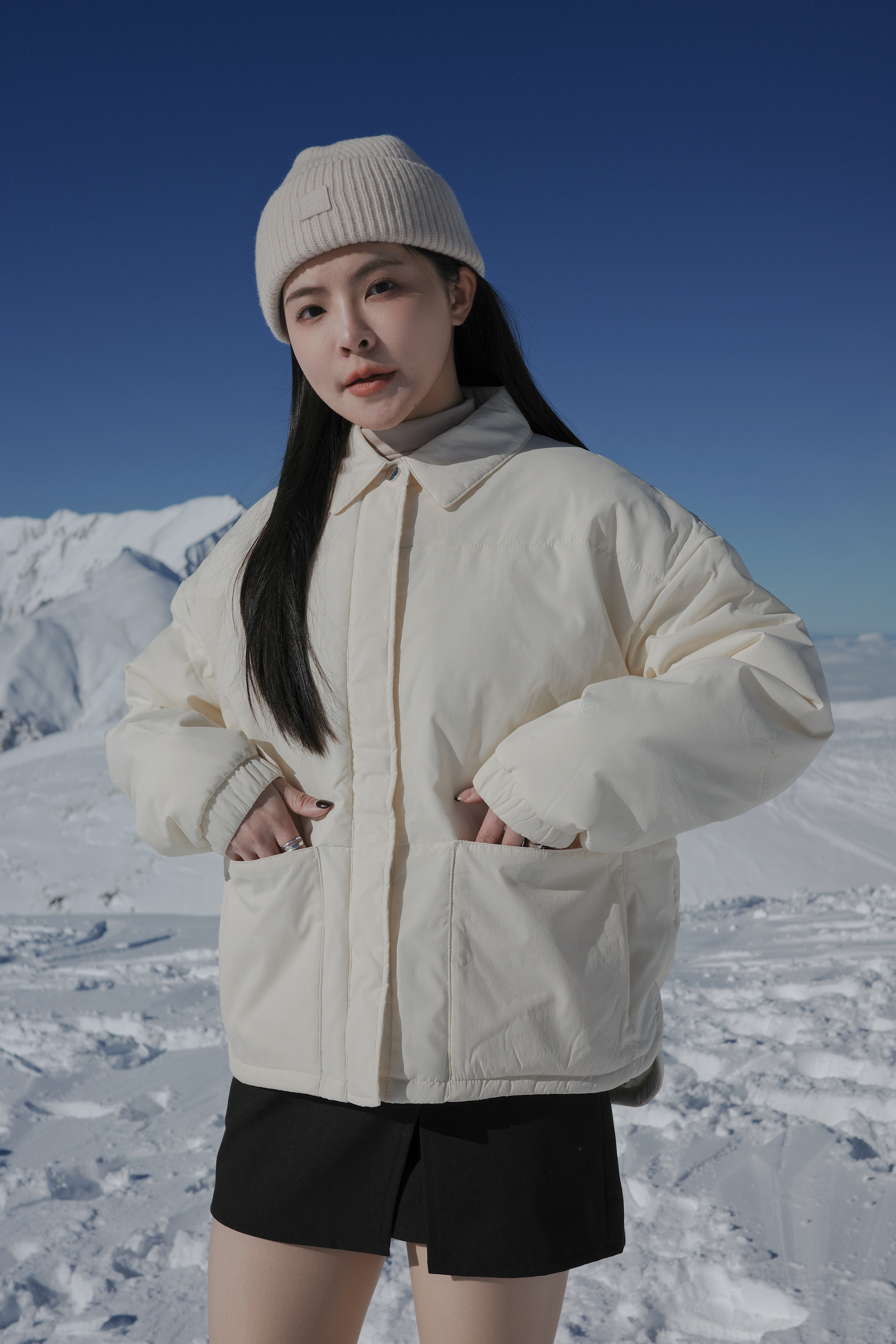 Custom Water-Repellent Small Point-Collar Cotton-Padded Jacket – Men’s / Women’s
