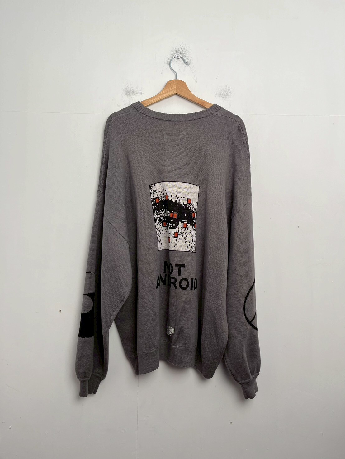 WALL OF SOUND 5:15/“POINTLESSNESS” JACQUARD SWEATER SIZE L