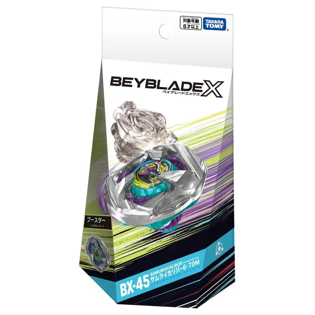 爆旋陀螺 Takara Tomy Beyblade X BX-45 Booster SamuraiCalibur 6-70M