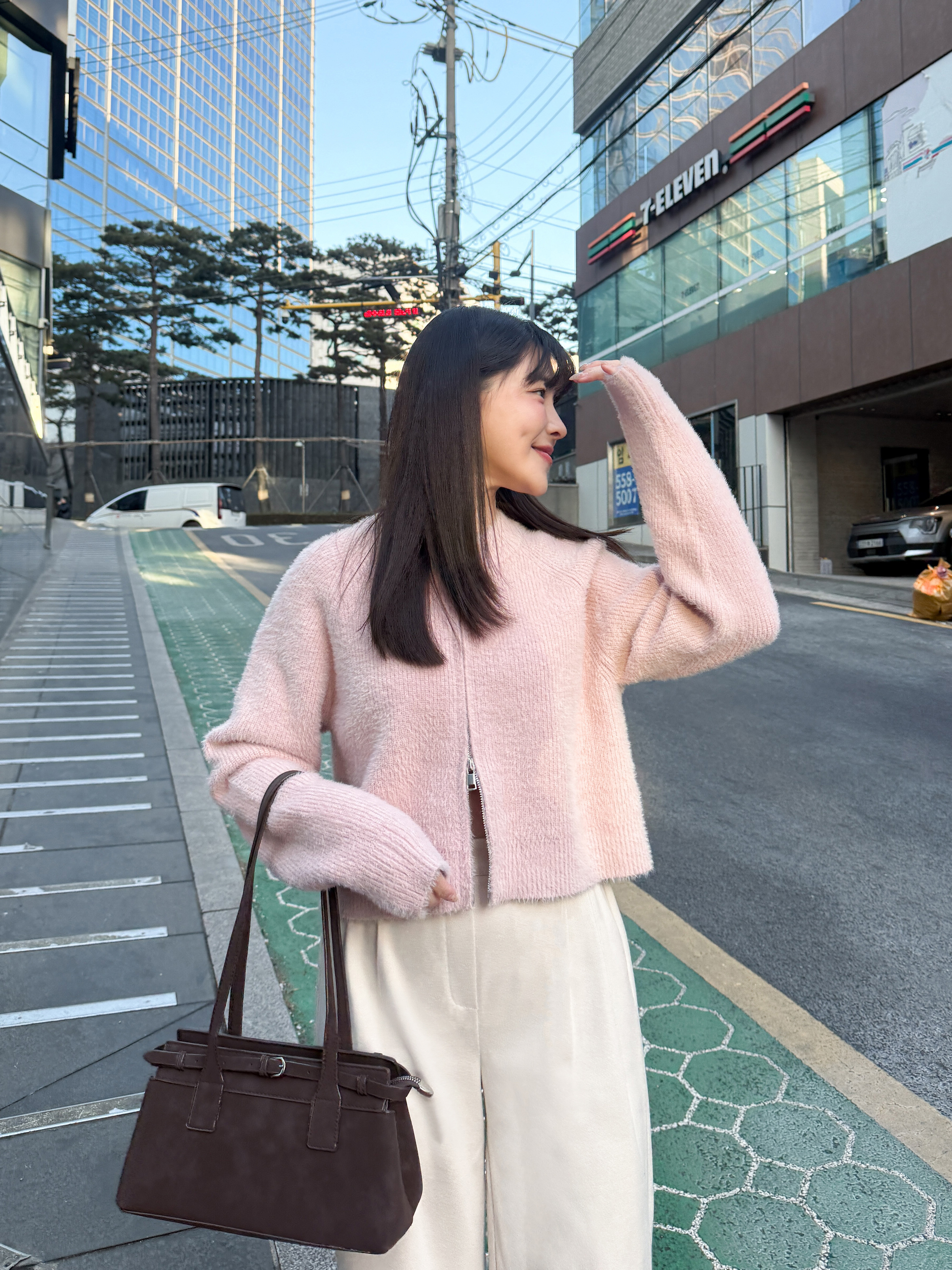 Custom Soft Touch Dual-Zip Knit Sweater