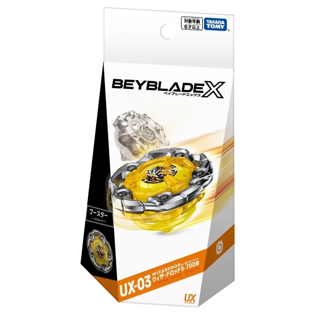 爆旋陀螺 Takara Tomy Beyblade X UX-03 Booster Wizard Rod 5-70DB