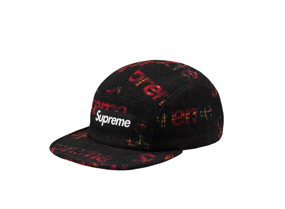 [現貨] Supreme Harris Tweed Camp Cap | Red