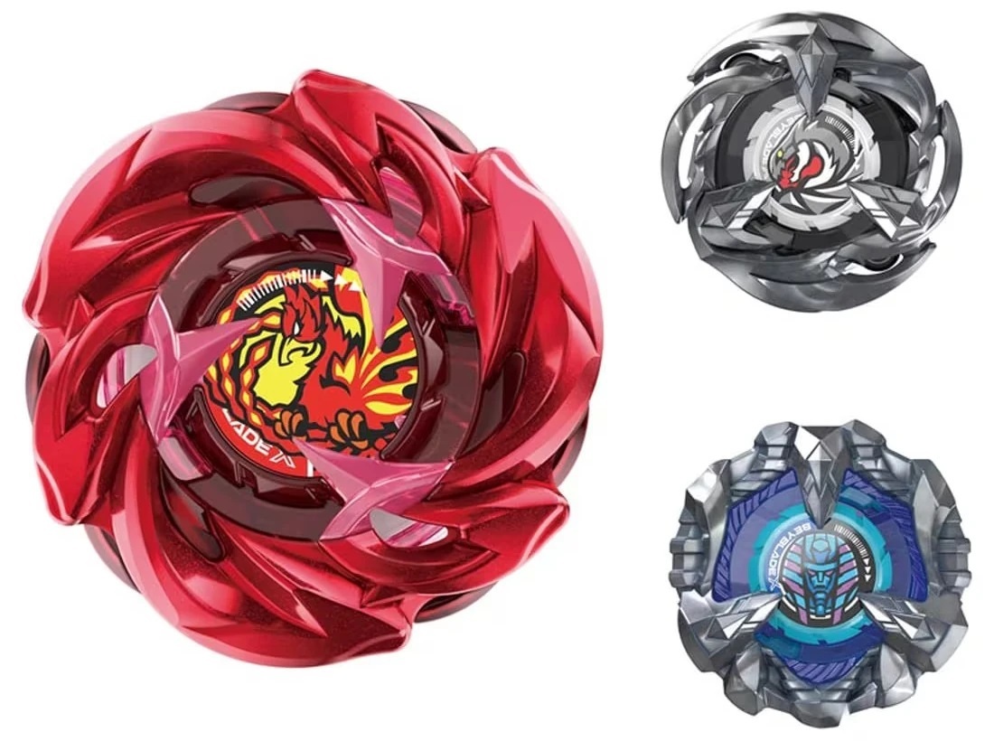 爆旋陀螺 Takara Tomy Beyblade X UX-07 Phoenix Rudder Deck Set