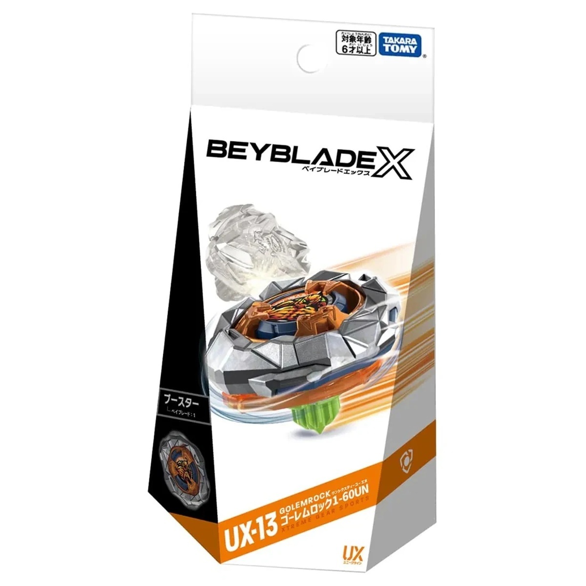爆旋陀螺 Takara Tomy Beyblade X UX-13 Booster Golem Rock 1-60UN