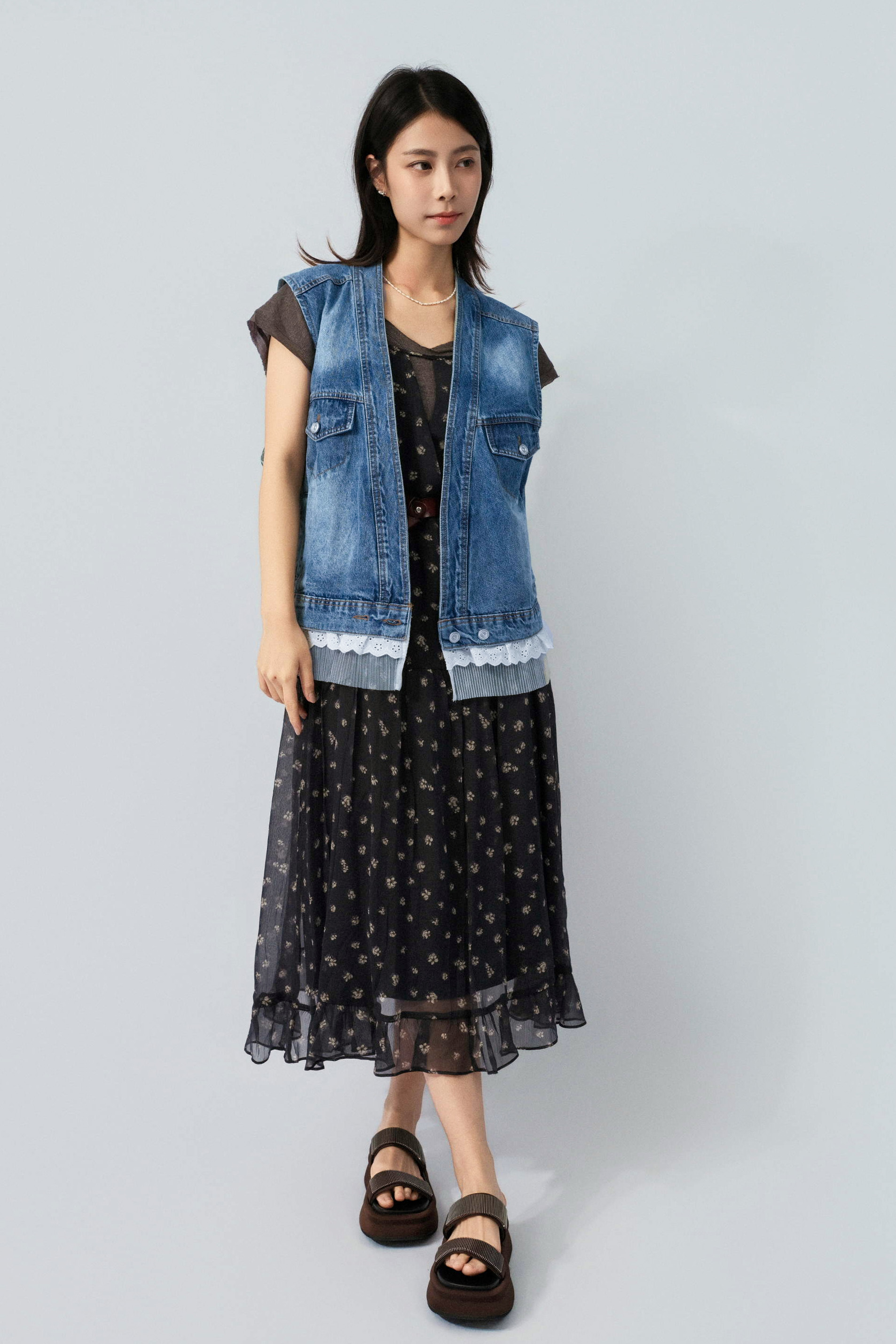 SS26_0227（背心外套＋Tee + 連身裙 )