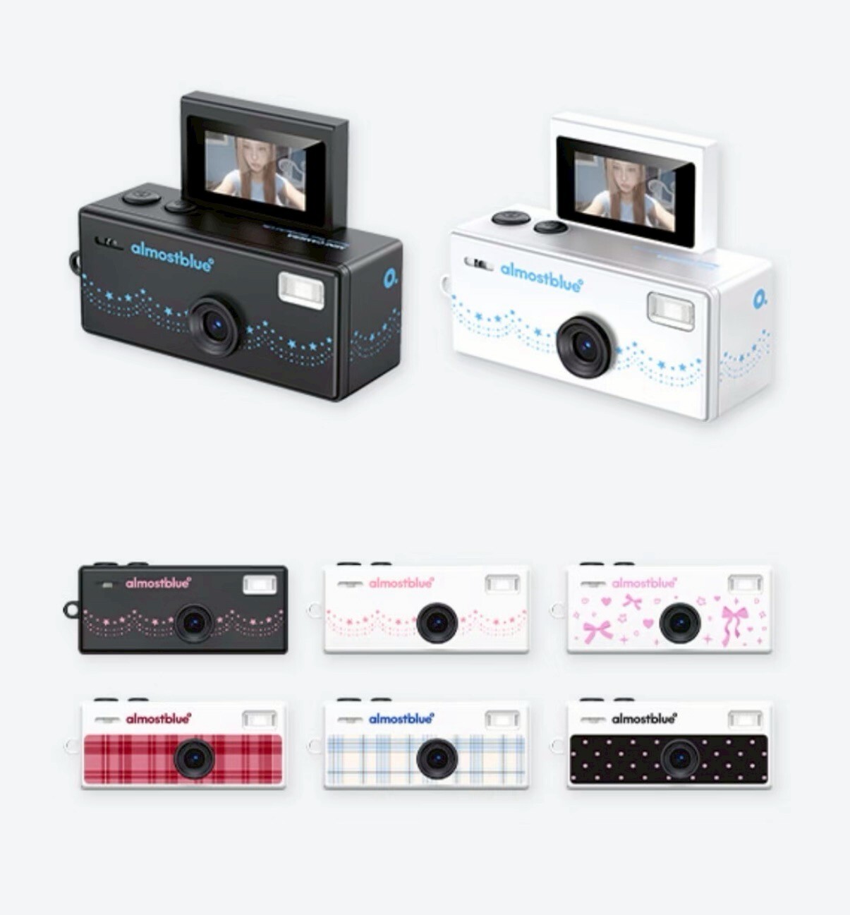 【Luxury】 韓國品牌Almostblue雪花翻轉數位相機 雪花翻轉數位相機 SNOW FLIP DIGITAL CAMERA