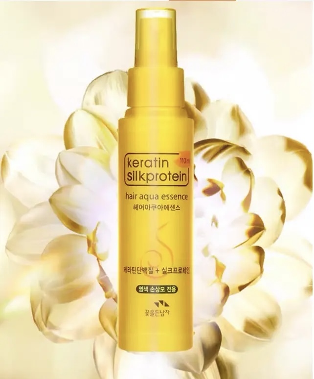 現 貨｜Man With Flower 絲柔蛋白保濕精華頭髮噴霧 Keratin Silk Protein Hair Aqua Essence 300ml