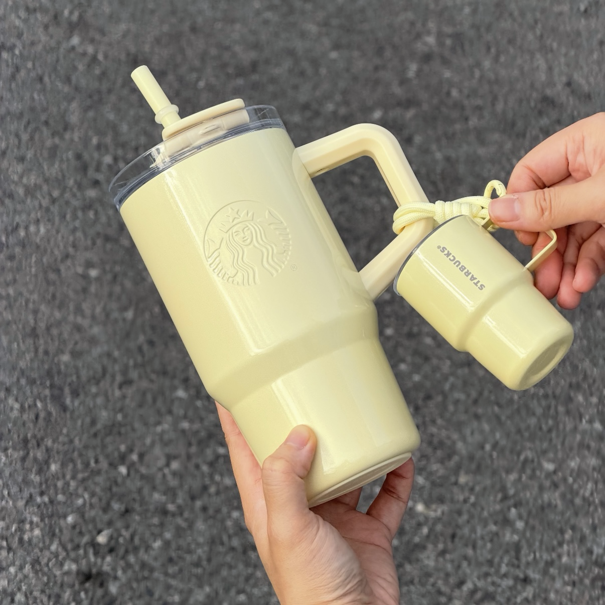 （預購）STARBUCKS 星巴克 新品💛心情氣象局 冰霸杯 附迷你小杯子