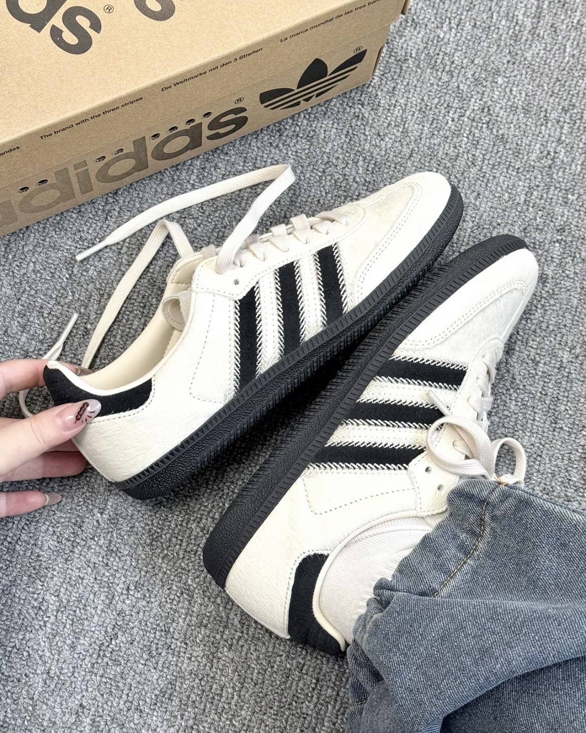 (預訂) Adidas Samba OG - Cow Hair 馬毛
