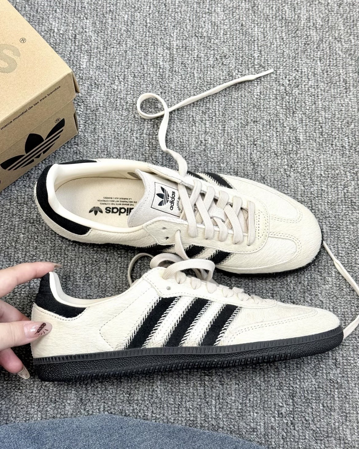 (預訂) Adidas Samba OG - Cow Hair 馬毛