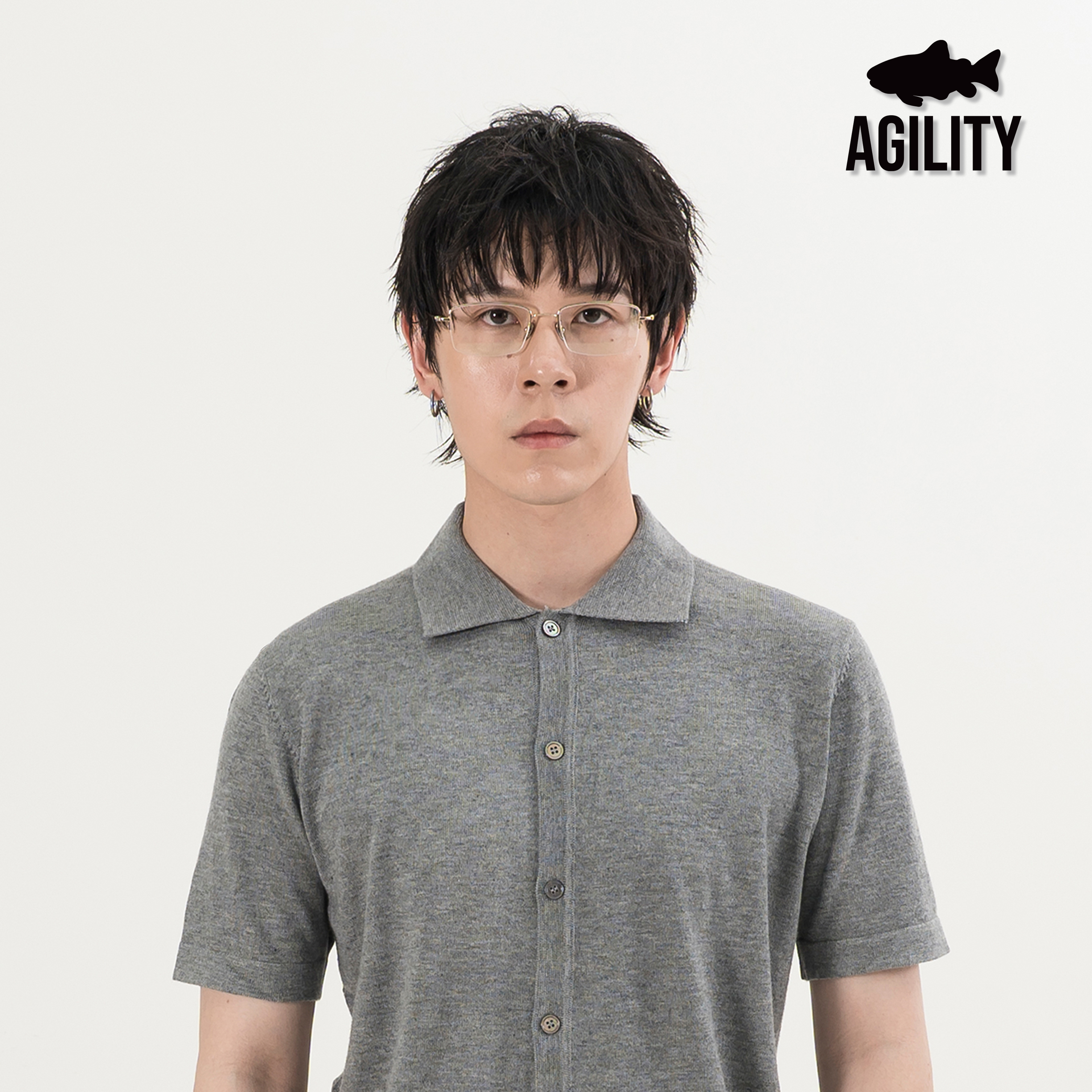 AGILITY Glasses / "CLEARON" 無邊框眼鏡  [A-G5]