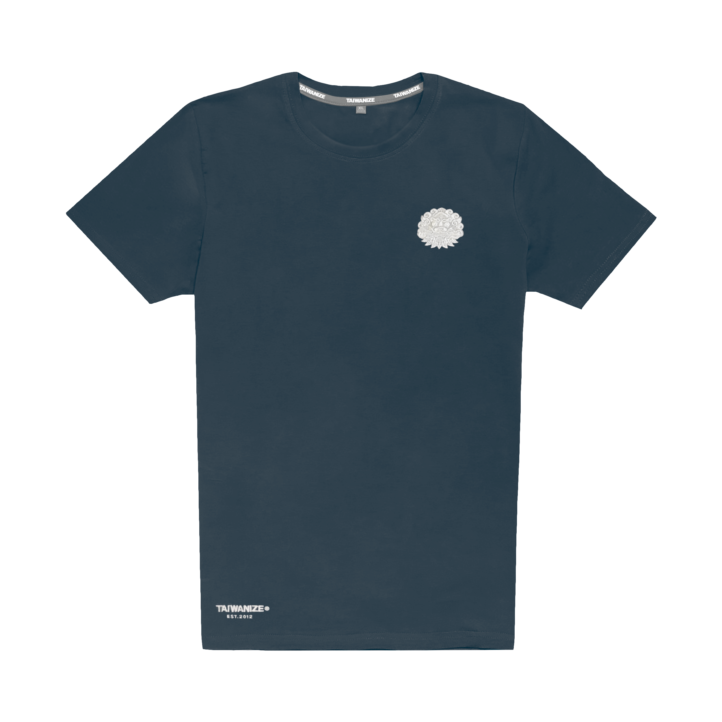 TAIWANIZE 安平劍獅小立體刺繡修身莫代爾 T-shirt 主視覺