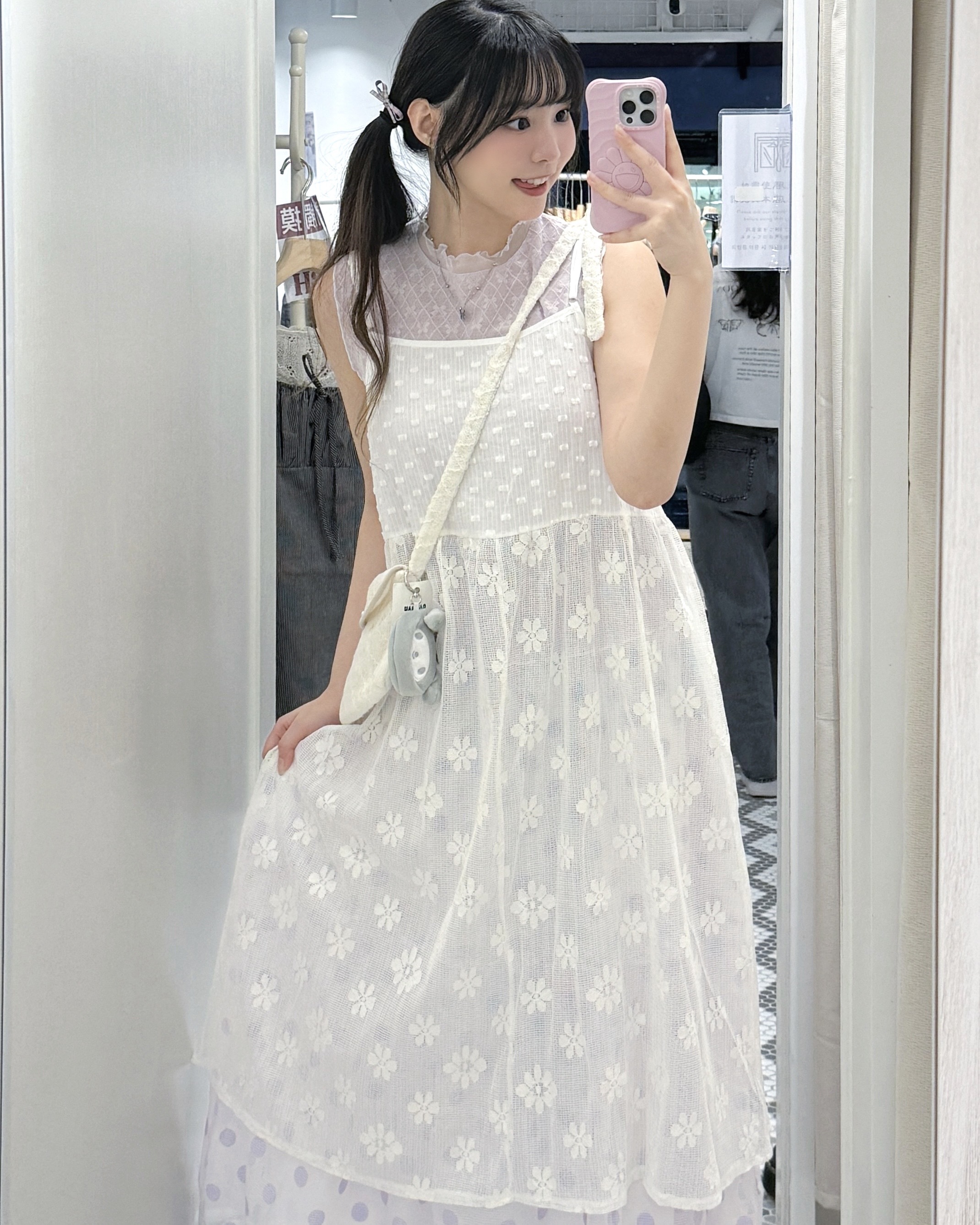 OP0281 |春夏日系田園花花吊帶OPS⁺ 𓈒 ꒰✿꒱