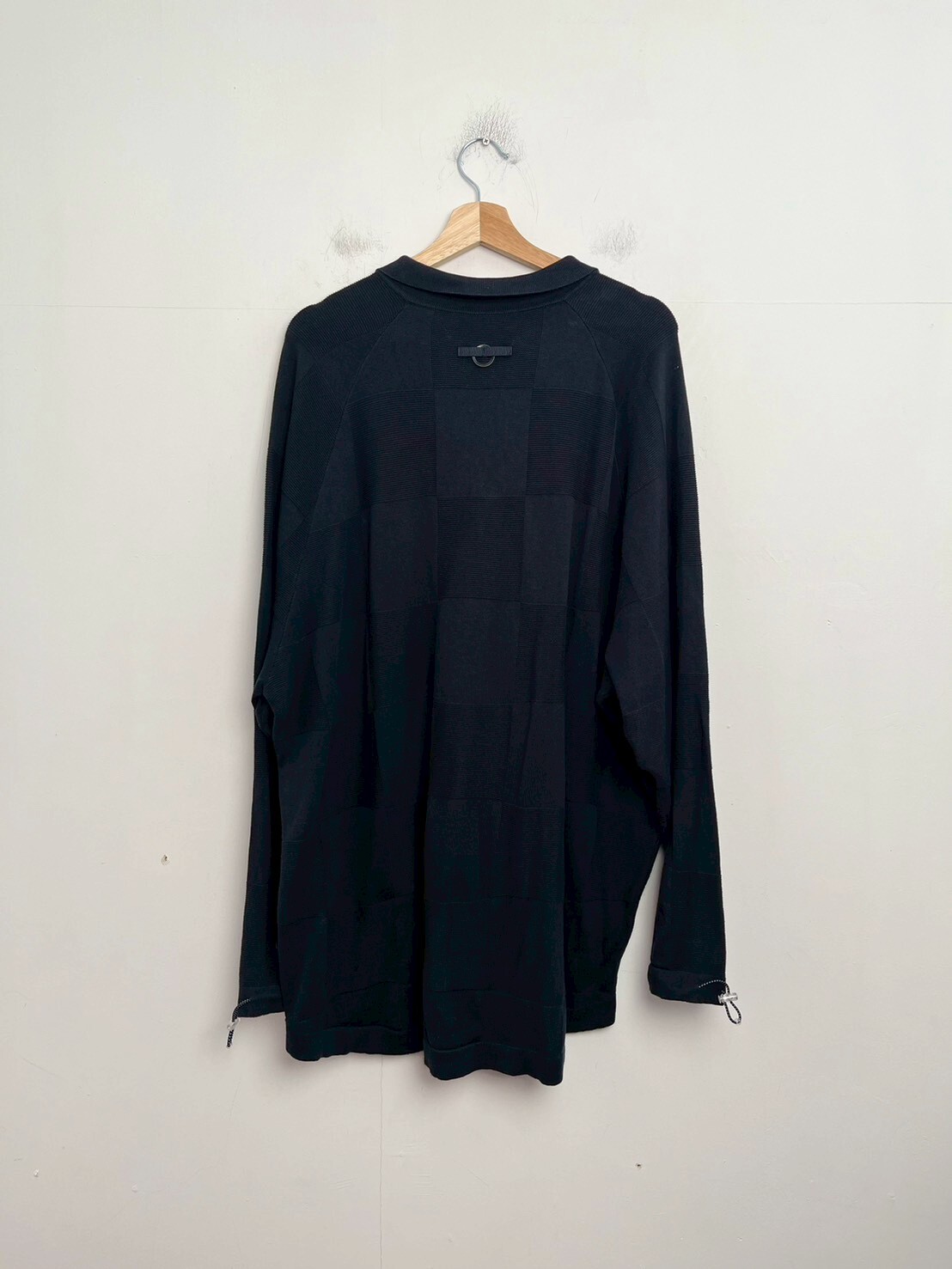 GOOPiMADE x T9G x AES “G.A.T-01K” Checkerboard Knit Polo Shirt SIZE 3