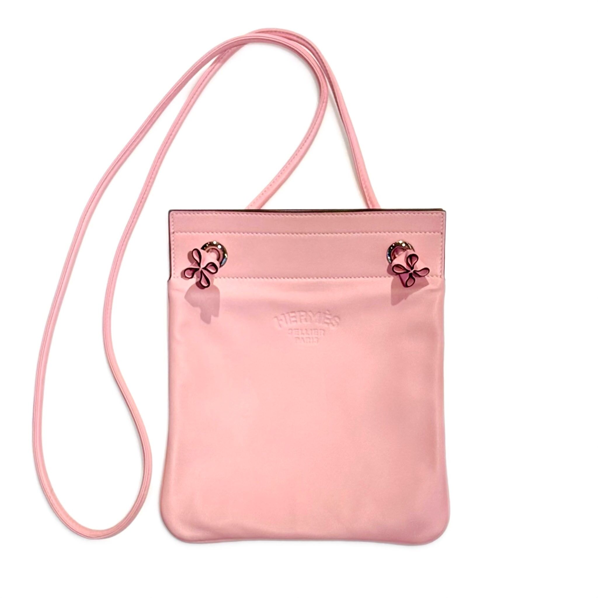 全新HEMRES Aline Mini Z STAMP 全皮 3Q Rose Sakura 櫻花粉Swift皮 #BRAND NEW #香榭站正品