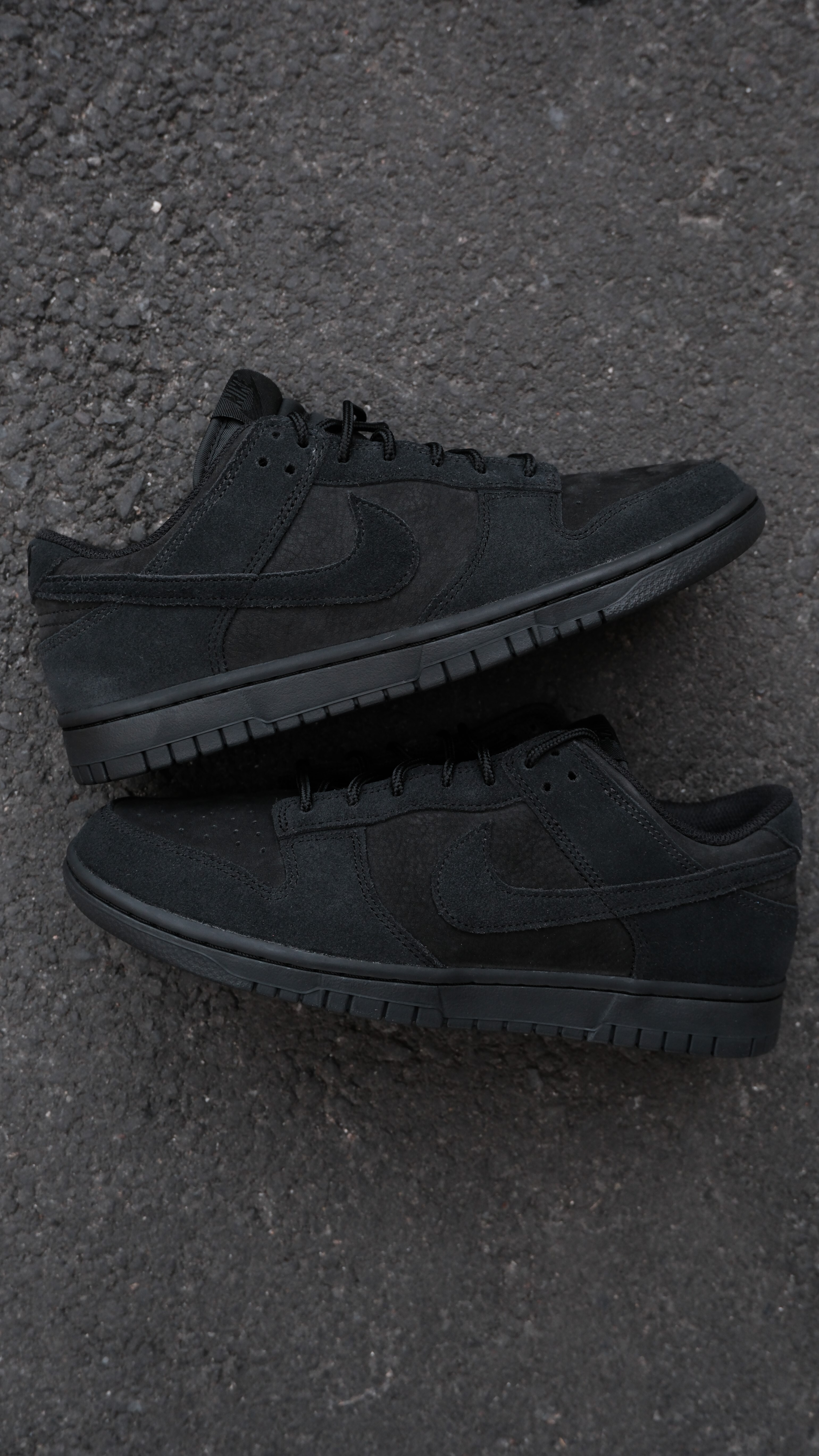 Nike Dunk Low SE Triple Black 黑色 復古 麂皮 休閒鞋 IB6651-001