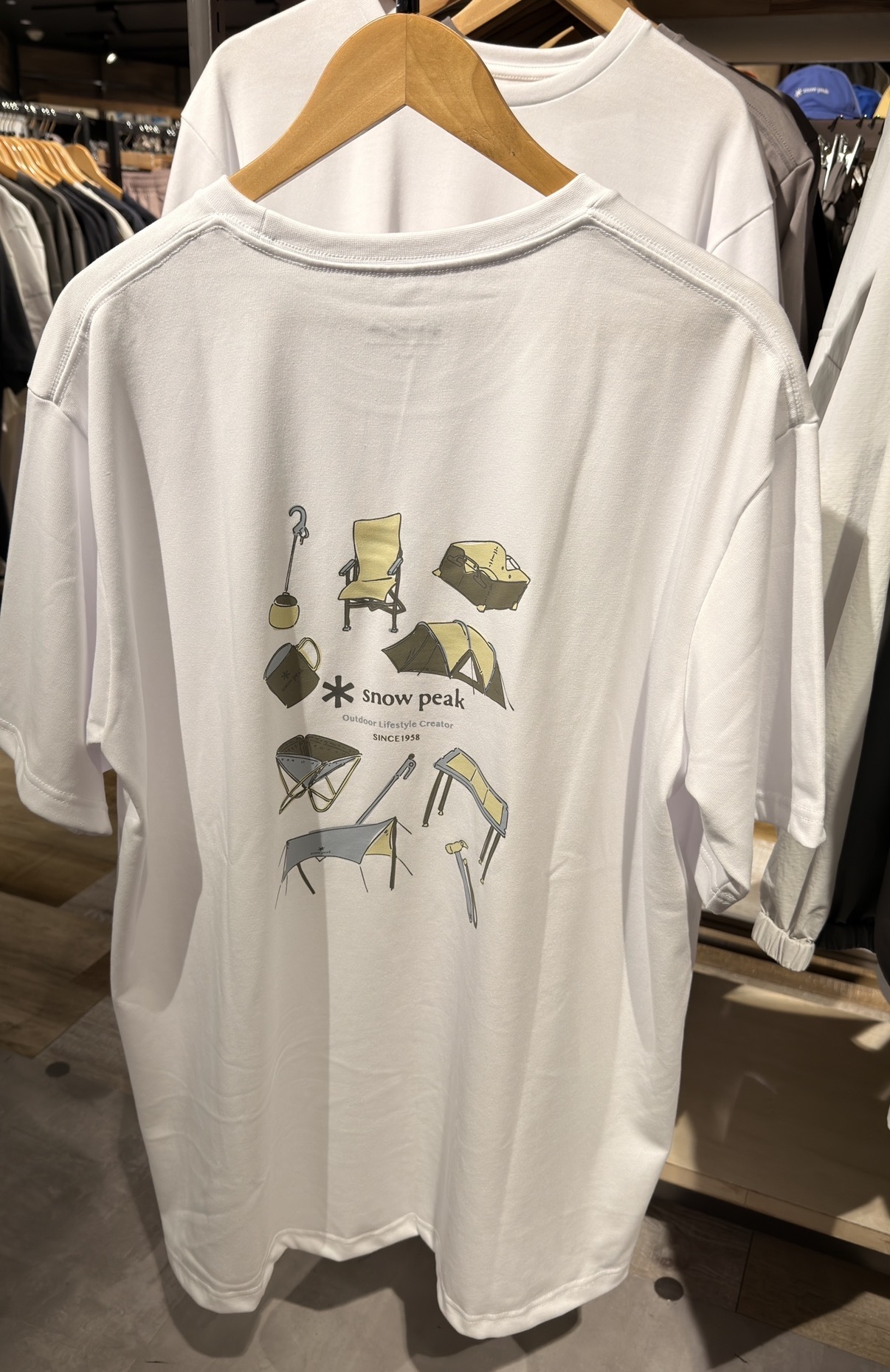 【日本限時連線🇯🇵  6/6 早上10:00（台灣時間） 準時收單 ✈️ 】snow peak 日版 GearPrinted 露營用品 短tee