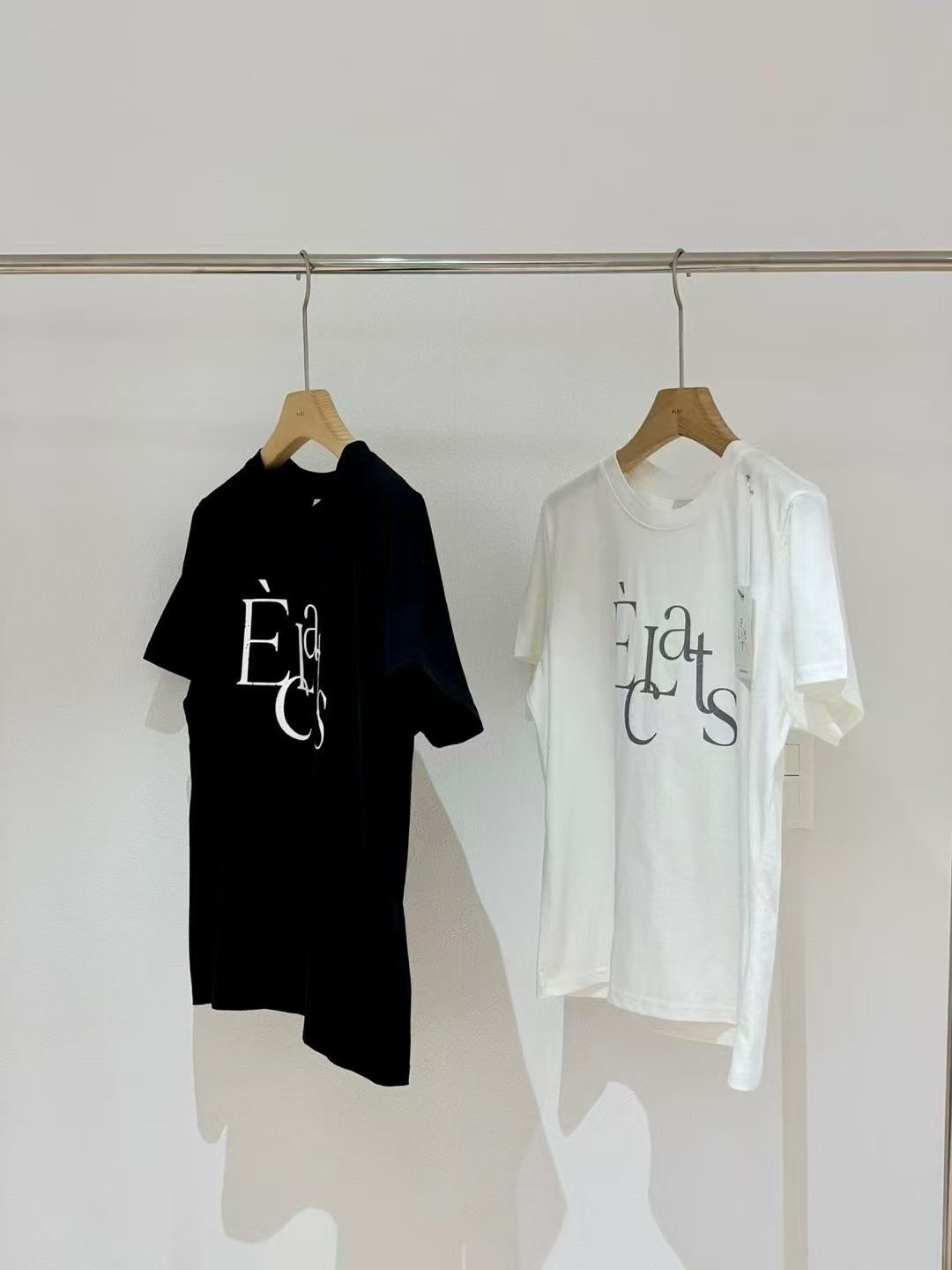 406 韓國時髦簡單英字T