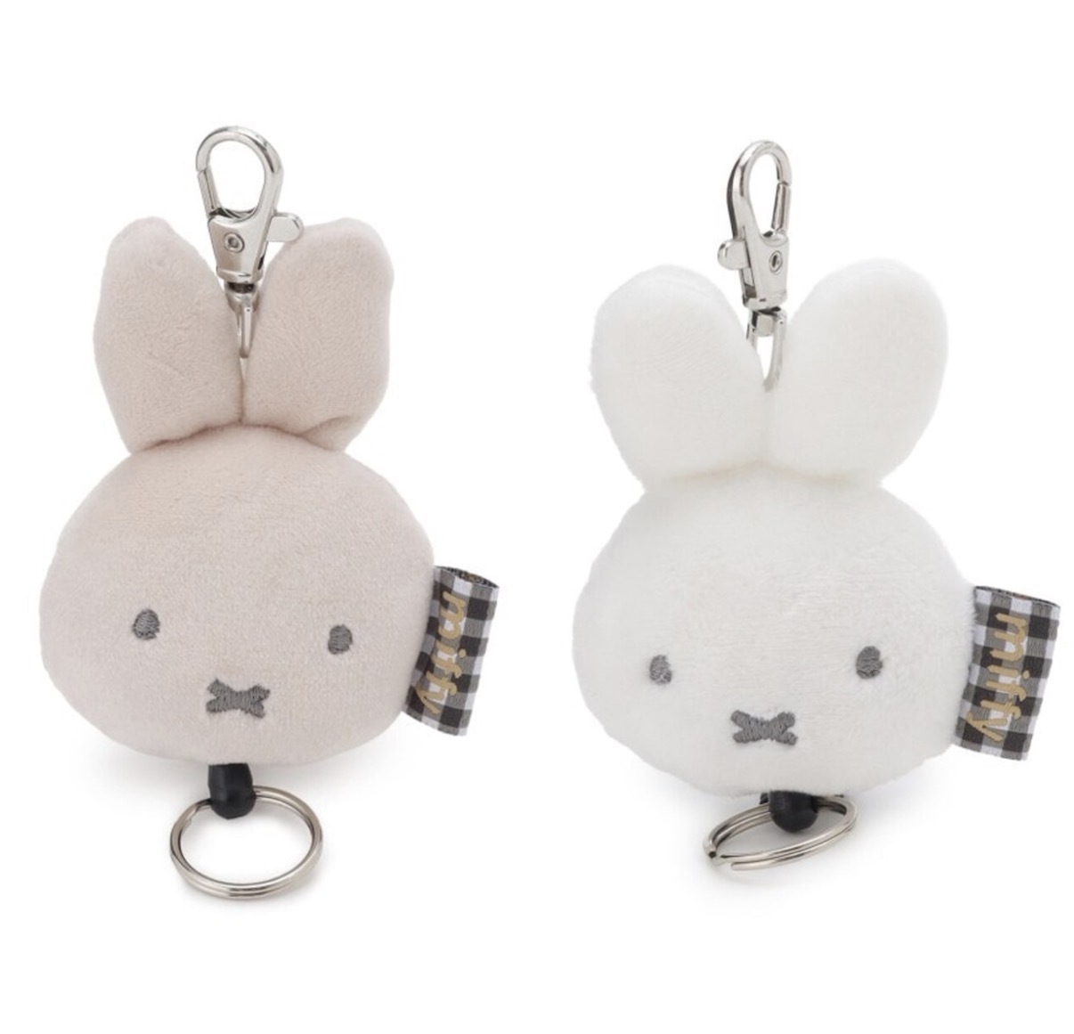 【最新發售】JP Miffy 格仔公仔頭 可伸縮匙扣 9575 9582 TK260603
