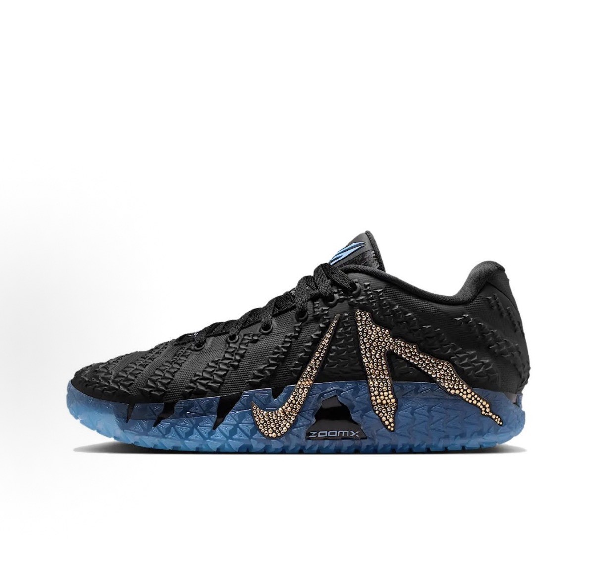【頂奢水晶/三代】 Swarovski x Nike Ja 3 EP Midnight Bling 黑藍實戰籃球鞋 男款 IB6674-001