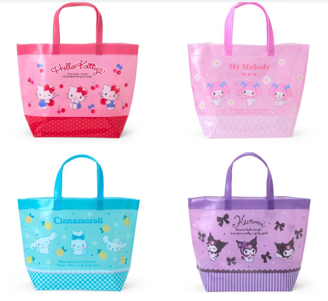 【預購】JM060308 Sanrio 半透明防水沙灘袋