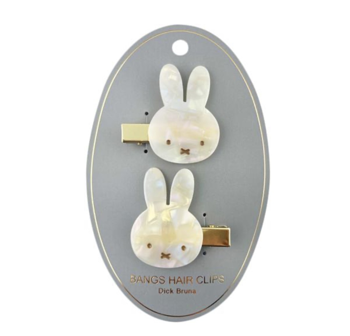 【最新發售】JP Miffy 彩光雲石髮夾 2件 8151 TK260603