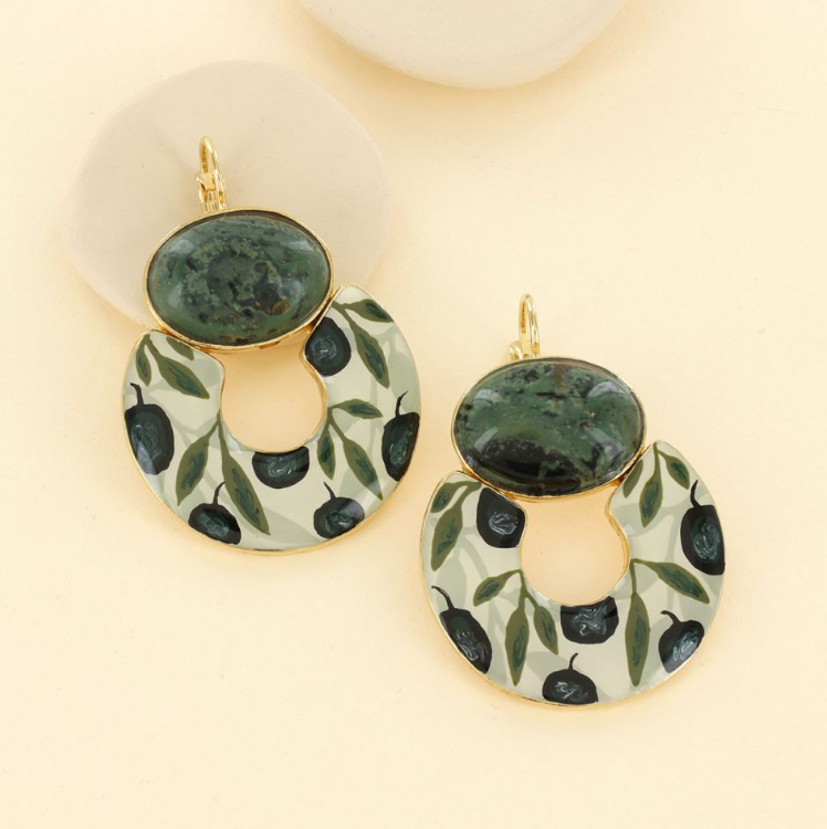 Taratata Olive Earrings W25-02720-20M
