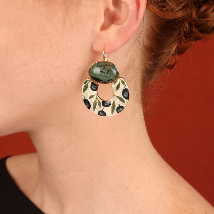 Taratata Olive Earrings W25-02720-20M