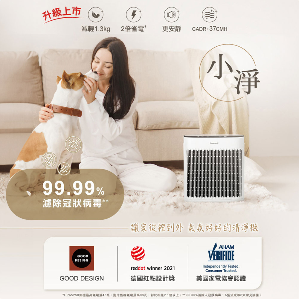【Honeywell】HPA-5150WTWV1 淨味空氣清淨機