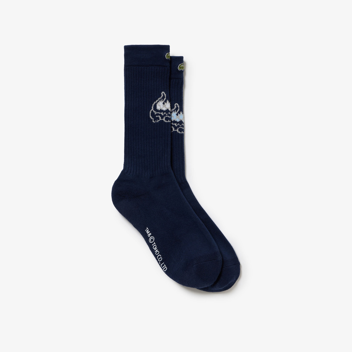 【代購商品】LACOSTE X GODZILLA 2.0 「GODZILLACOSTE」SOCKS 哥吉拉鱷魚 長襪-RA1GZJ99
