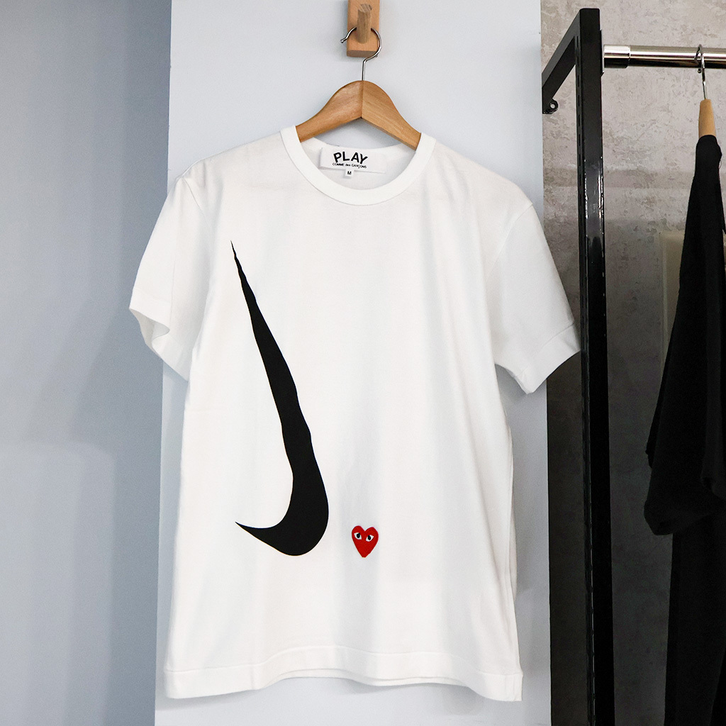川久保玲 COMME des GARCONS Short PLAY Tee Cdg Play Nike T-Shirt 聯名 短T 愛心 大勾 現貨