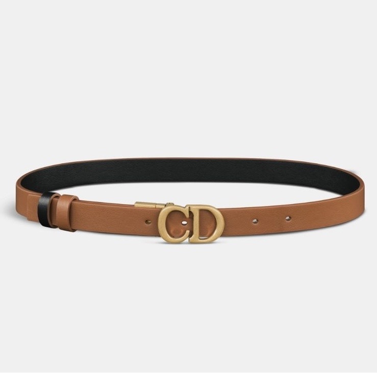 Outlet Dior Reversible Saddle Belt