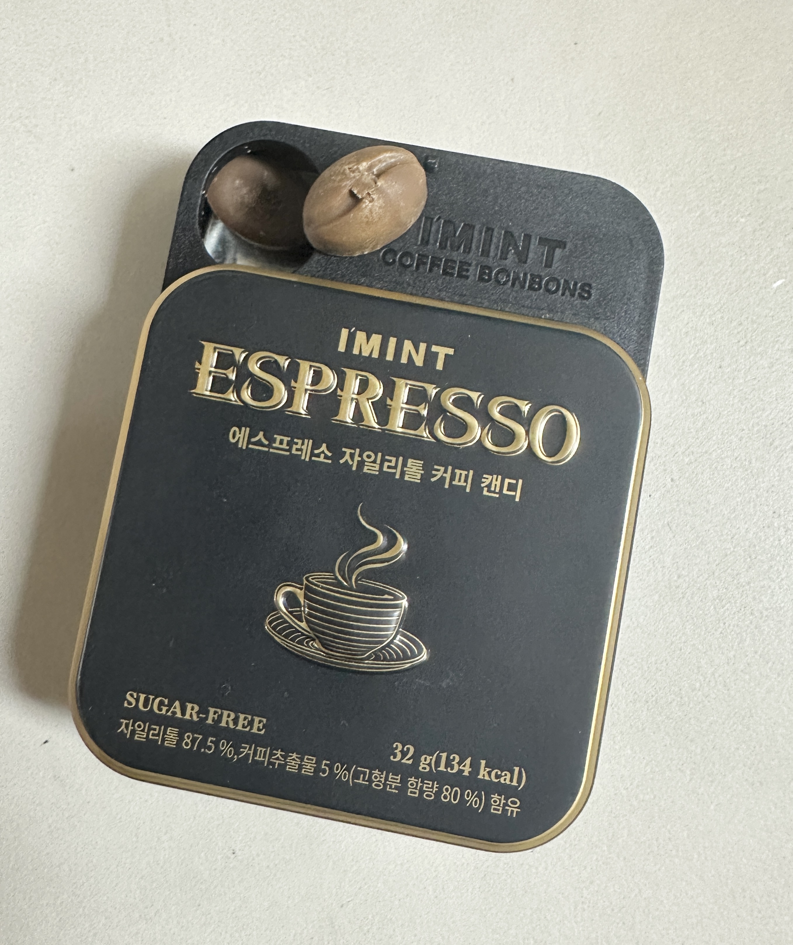 ｜連線預購⚡️韓國CU I‘MINT ESPRESSO濃縮咖啡木糖醇 咖啡涼糖