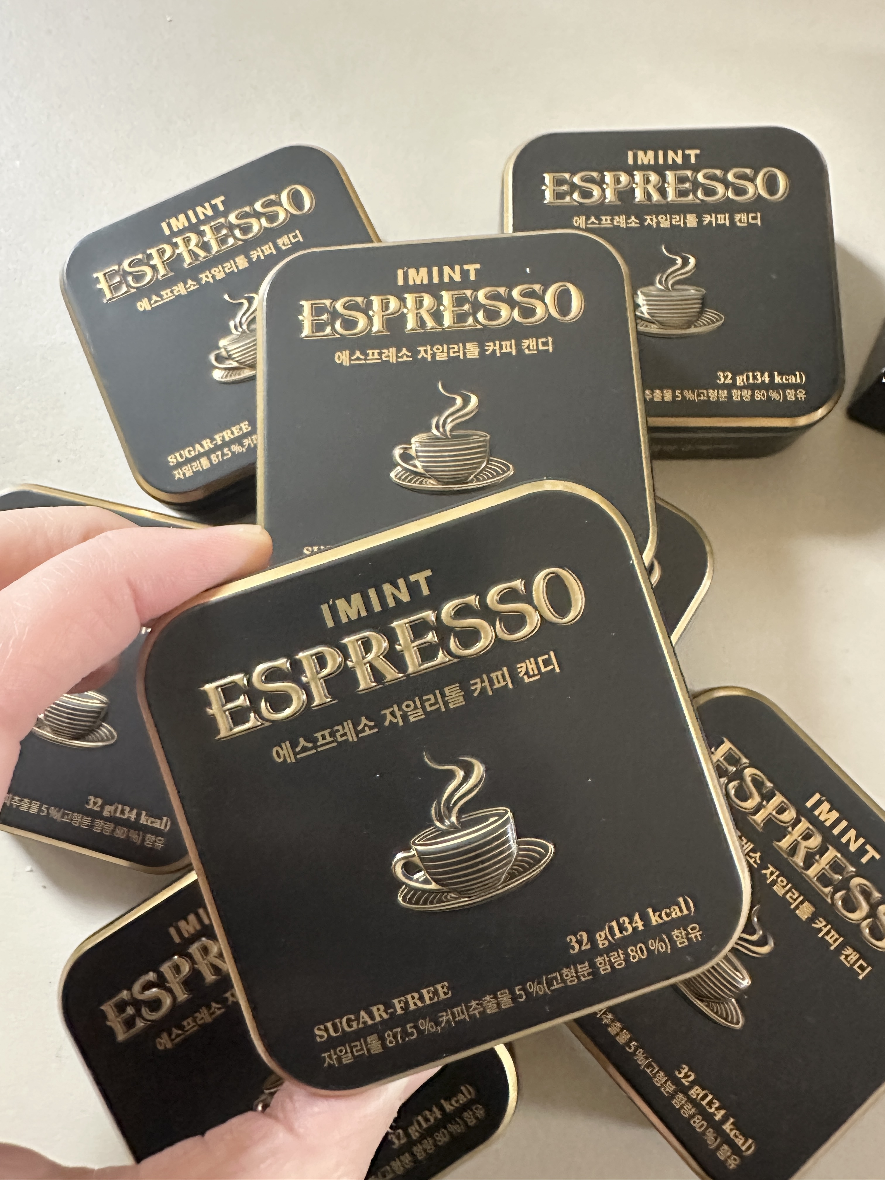 ｜連線預購⚡️韓國CU I‘MINT ESPRESSO濃縮咖啡木糖醇 咖啡涼糖