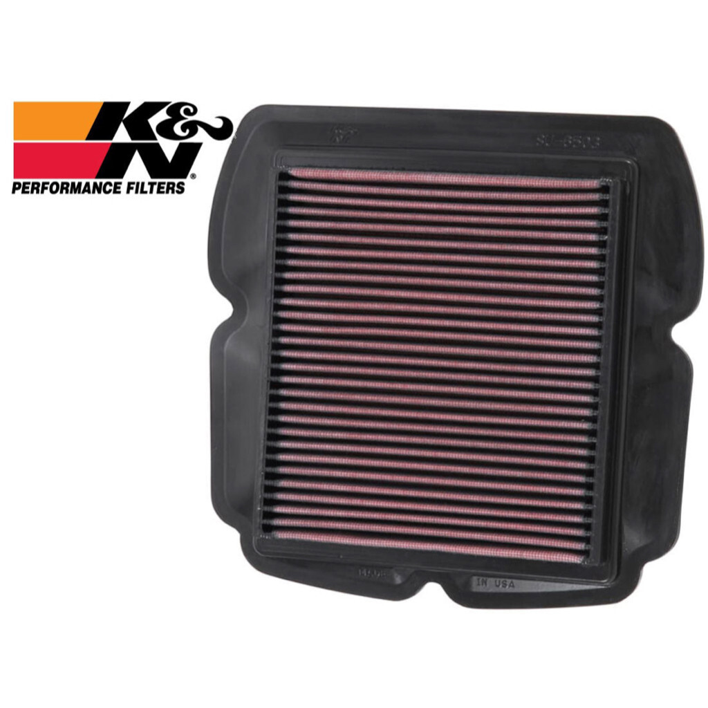 K&N 空氣濾芯 SU-6503 適用:SUZUKI SV650 03-09
