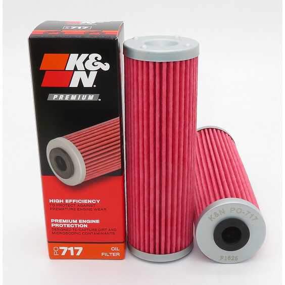 K&N 機油芯 PO717 高階版 性能比KN-650更強 Super Duke Husqvarn
