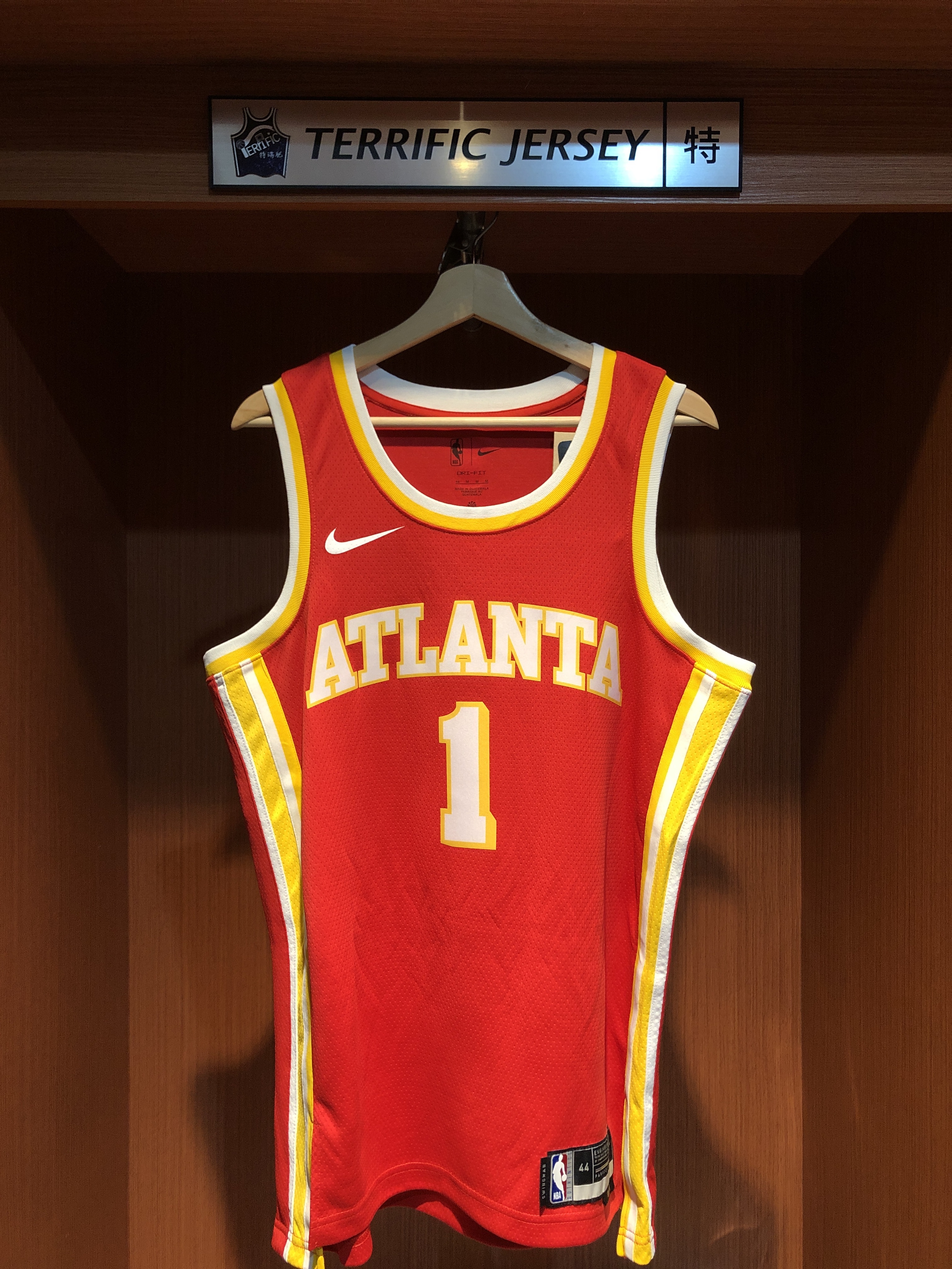 NBA球衣 Jalen Johnson 亞特蘭大老鷹紅 Icon Nike Swingman 球迷版 熱轉印 全新