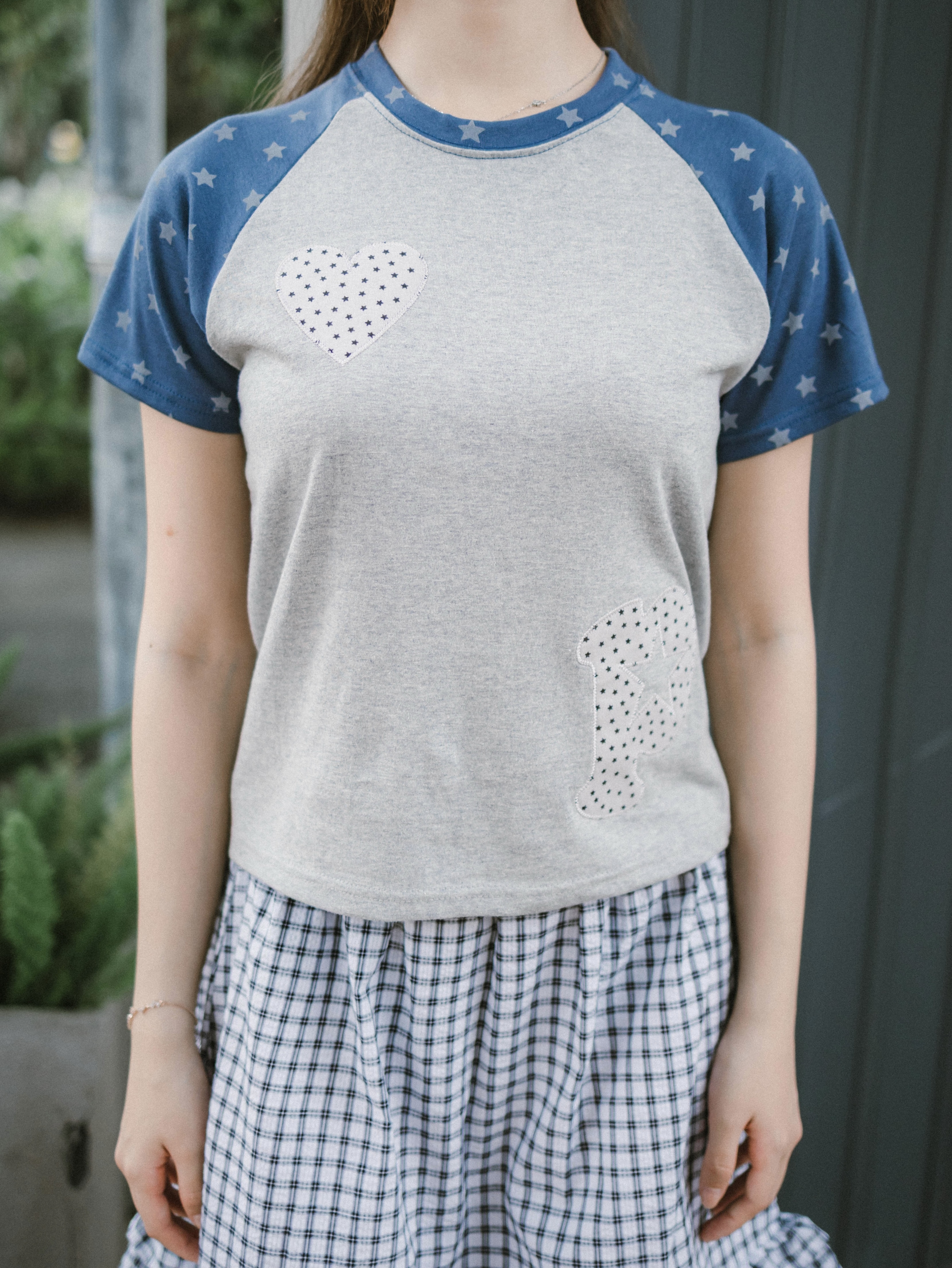 Letter P With Star Raglan Tee
