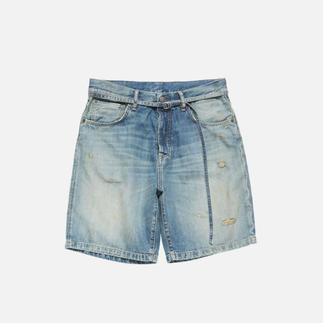 Acne studio 抽繩 短牛仔褲