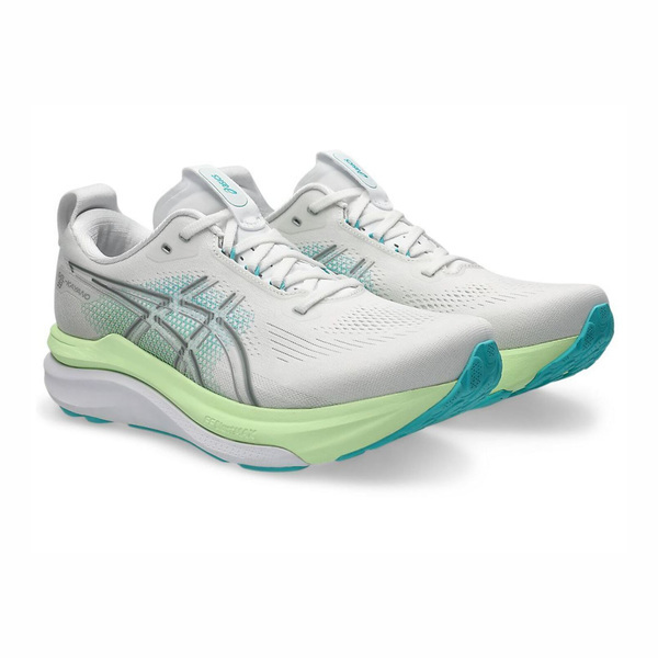 Asics 亞瑟士 GEL-Kayano 33 4E 1011C229-100 男 慢跑鞋 超寬楦 支撐 灰白 綠