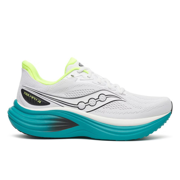 Saucony 索康尼 Triumph 24 SA100997-1002 男 慢跑鞋 厚底 支撐 緩震 競速 白藍綠