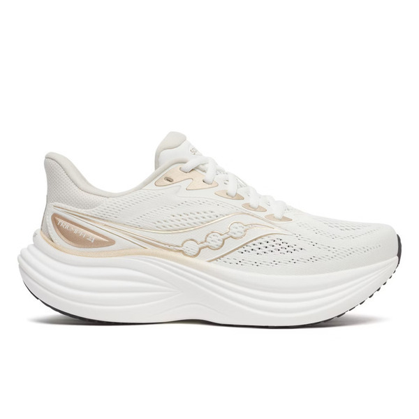 Saucony 索康尼 Triumph 24 SA100999-1019 女 慢跑鞋 厚底 支撐 緩震 競速 白 金