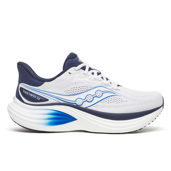Saucony 索康尼 Triumph 24 SA100997-1018 男 慢跑鞋 厚底 支撐 緩震 競速 白深藍