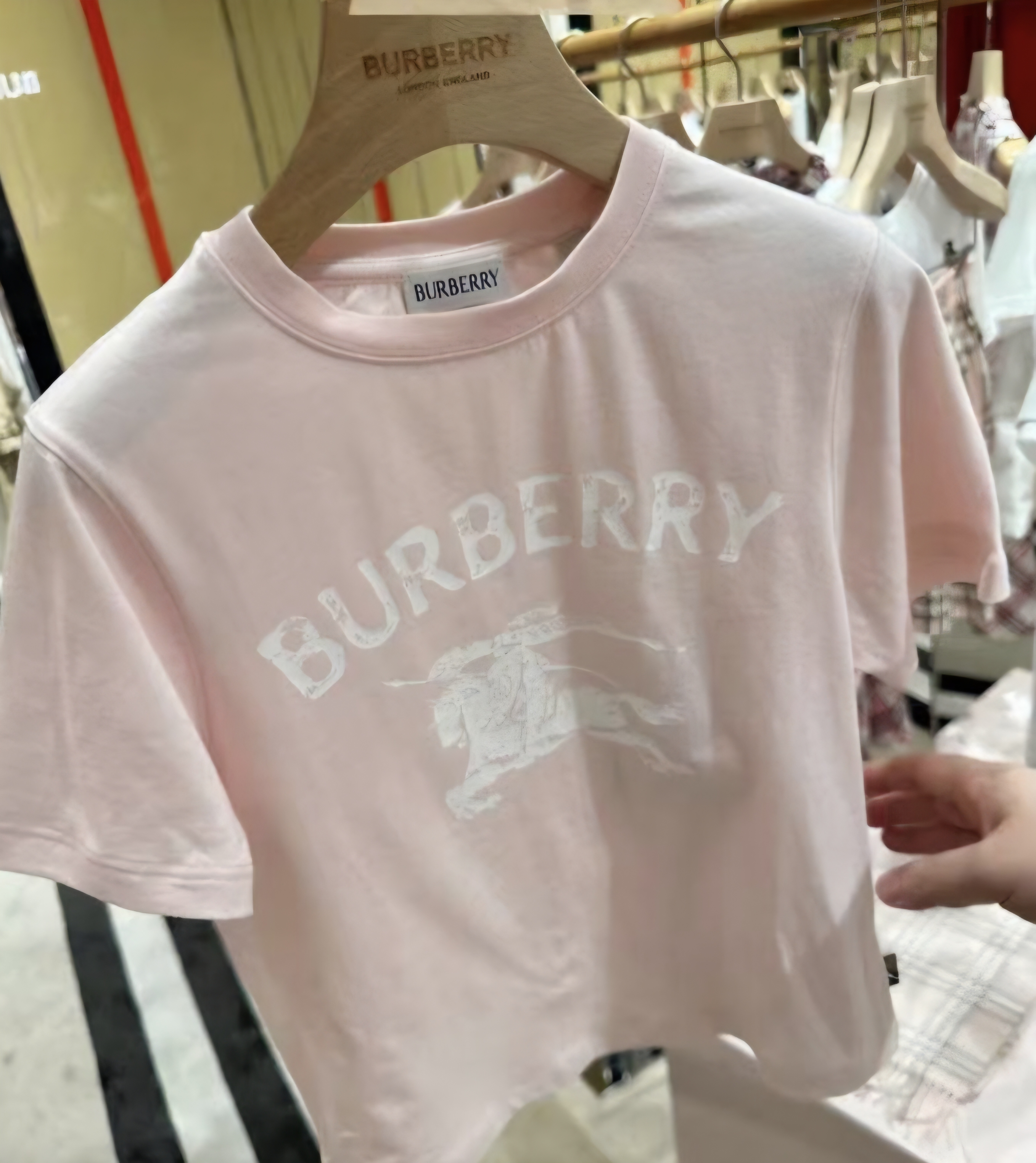 BBR kids 粉色 併經典戰馬 Tee