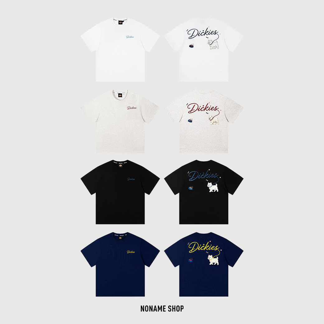 DICKIES 復古 美式 狗狗 手寫 LOGO 四色 (男/女同款)