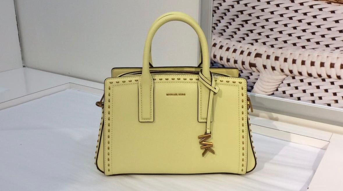 【預購】Michael Kors H060387 黃色手提包
